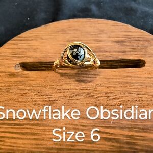 Snowflake Obsidian Size 6